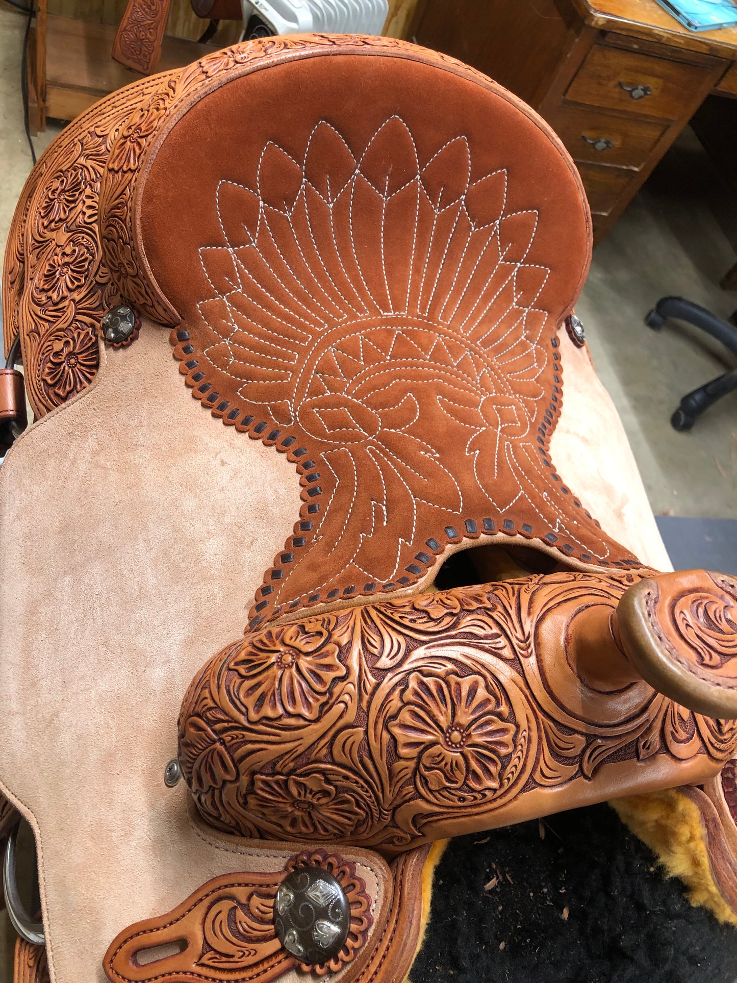 Calf Roping Saddle 14”