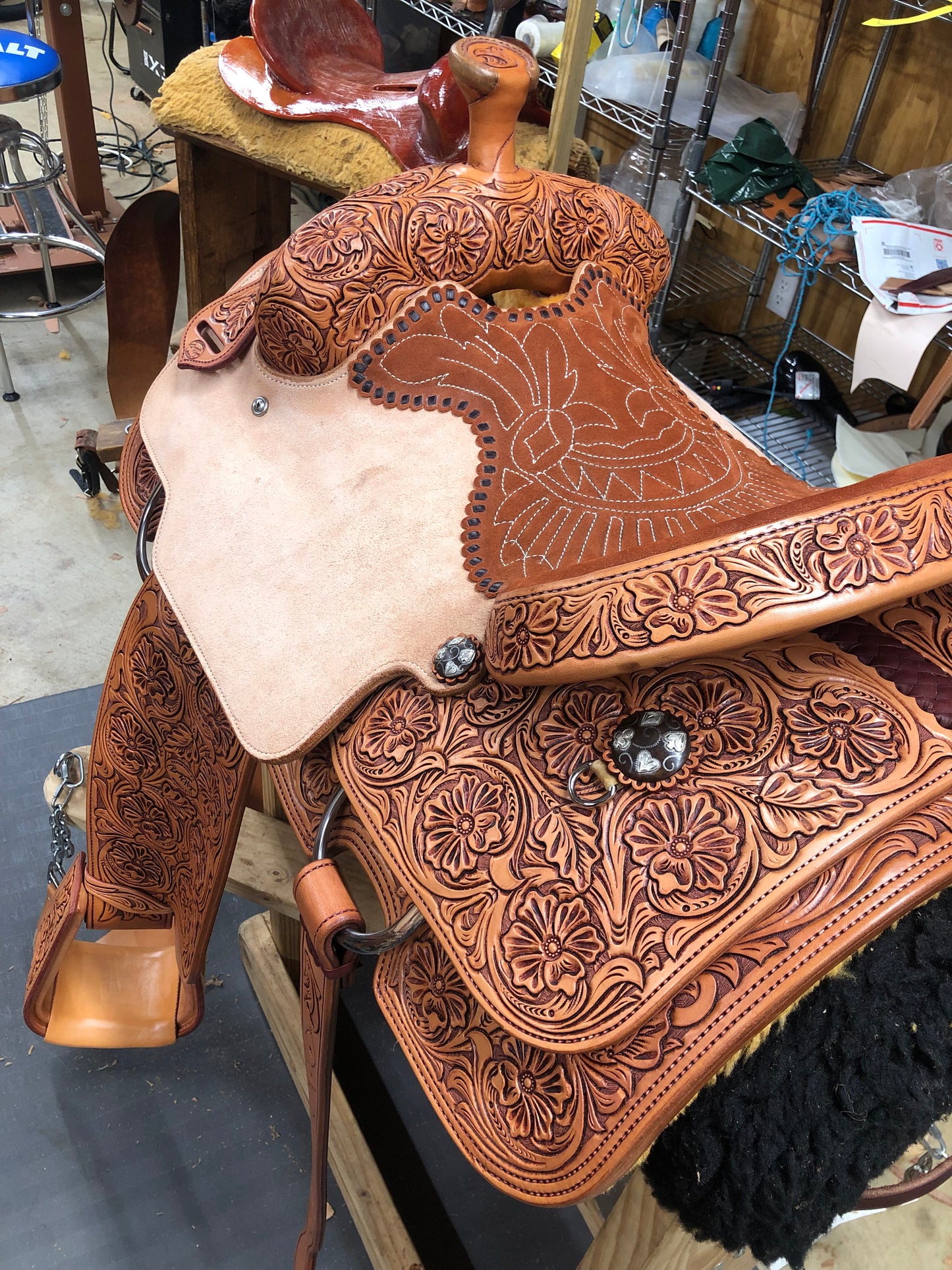 Calf Roping Saddle 14”